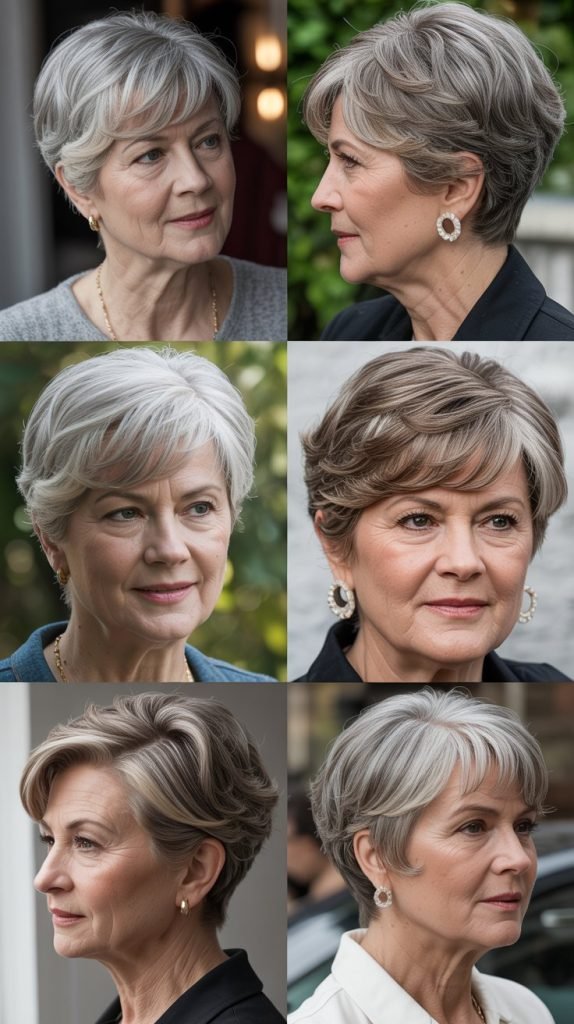 Pixie with Soft Side Part