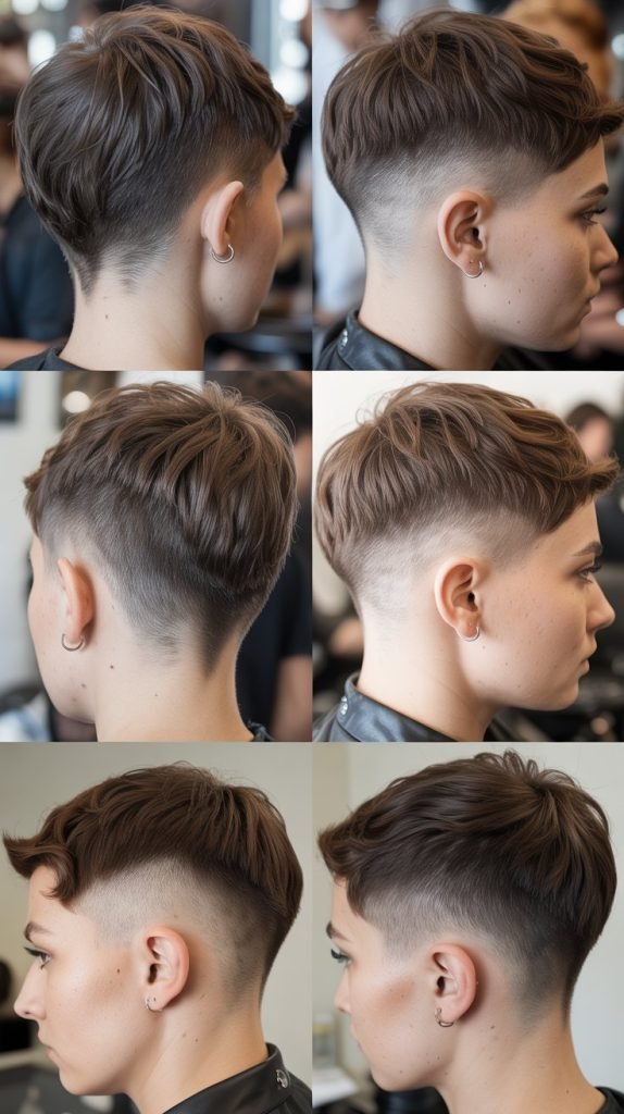 Tapered Pixie with Fade