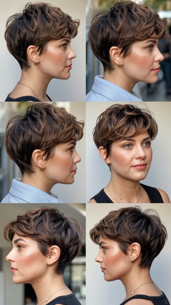 2. Textured Crop Pixie