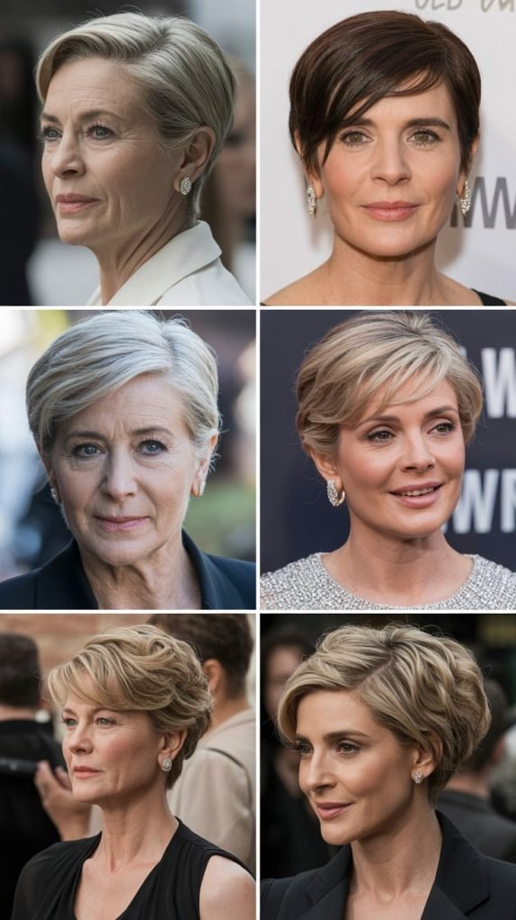 14. Slicked-Back Pixie