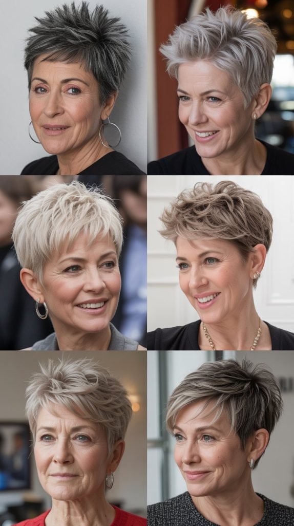 6. Spiky Textured Pixie