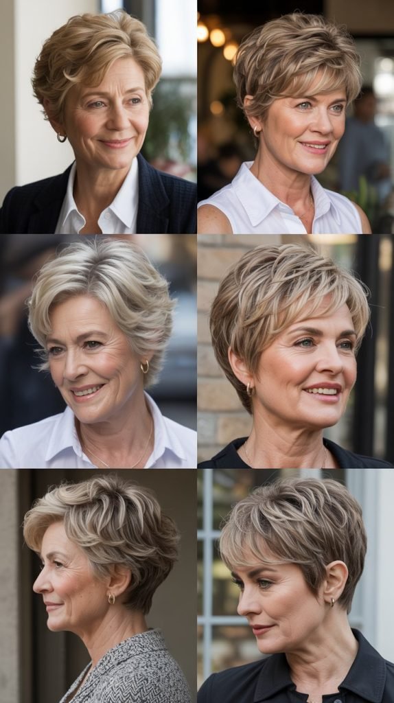 2. Textured Choppy Pixie