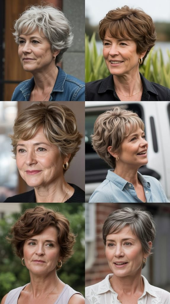 20. Layered Choppy Bob with Highlights