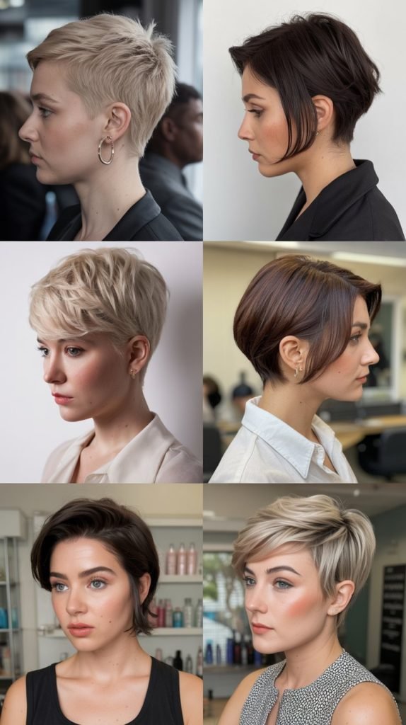 2. Asymmetrical Choppy Pixie