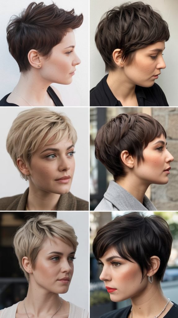 23. Choppy Pixie with Volume on Top