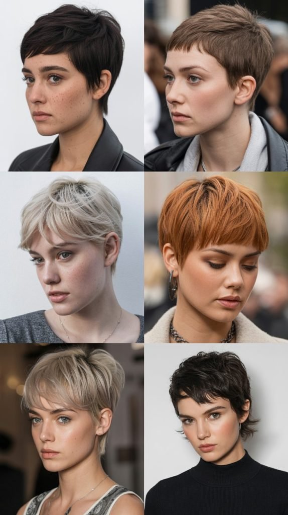 17. Choppy Pixie with Disconnected Layers