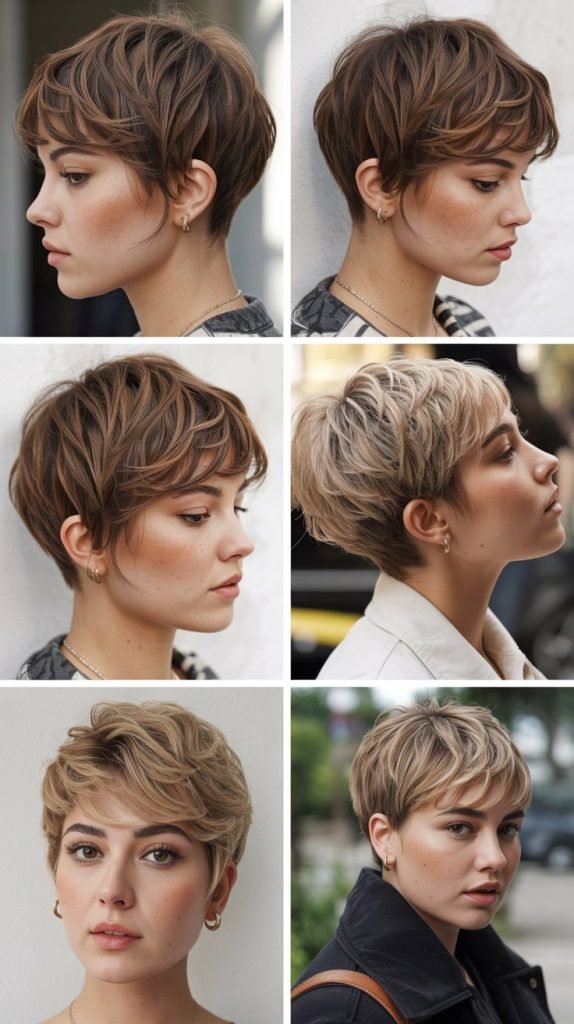 6. Feathered Pixie for Softness