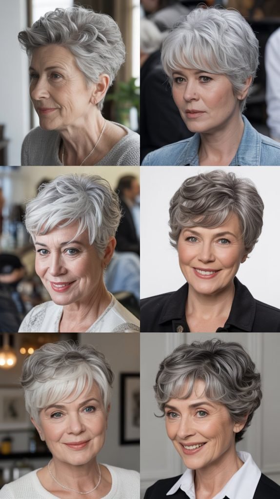 Asymmetrical Pixie Cut