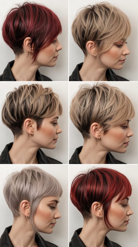 17. Pixie with Peek-a-Boo Highlights