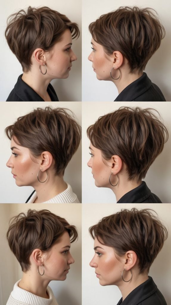 27. Tapered Pixie for Thick Hair