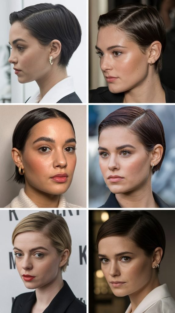 Slicked-Back Pixie