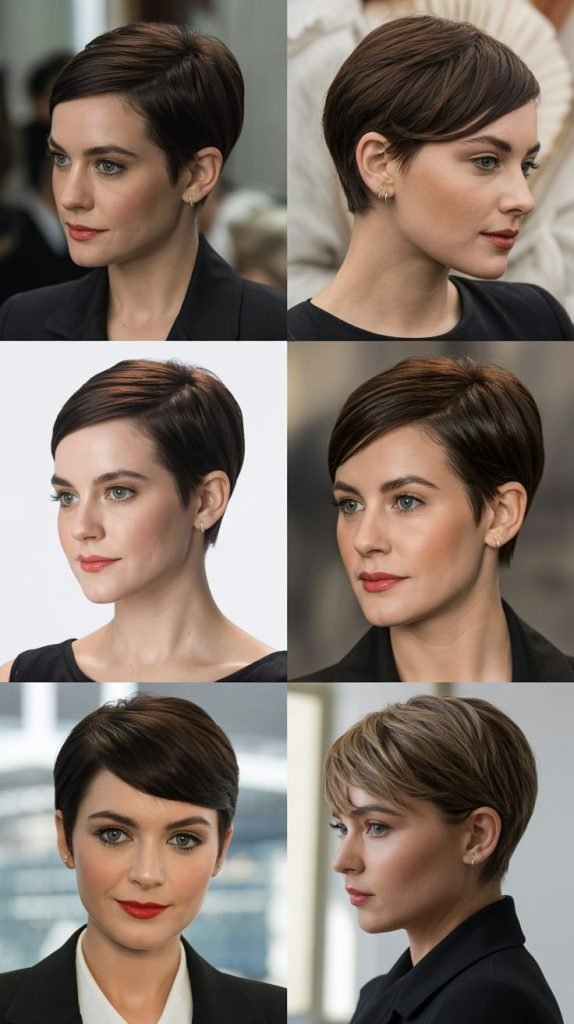 7. Sleek and Polished Pixie