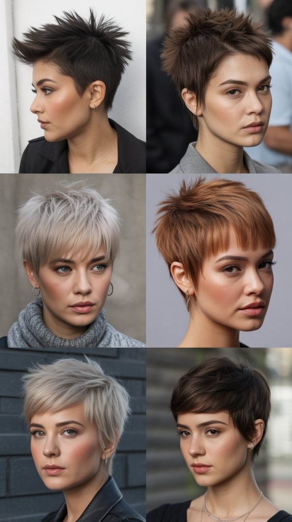 . Graduated Shaggy Pixie