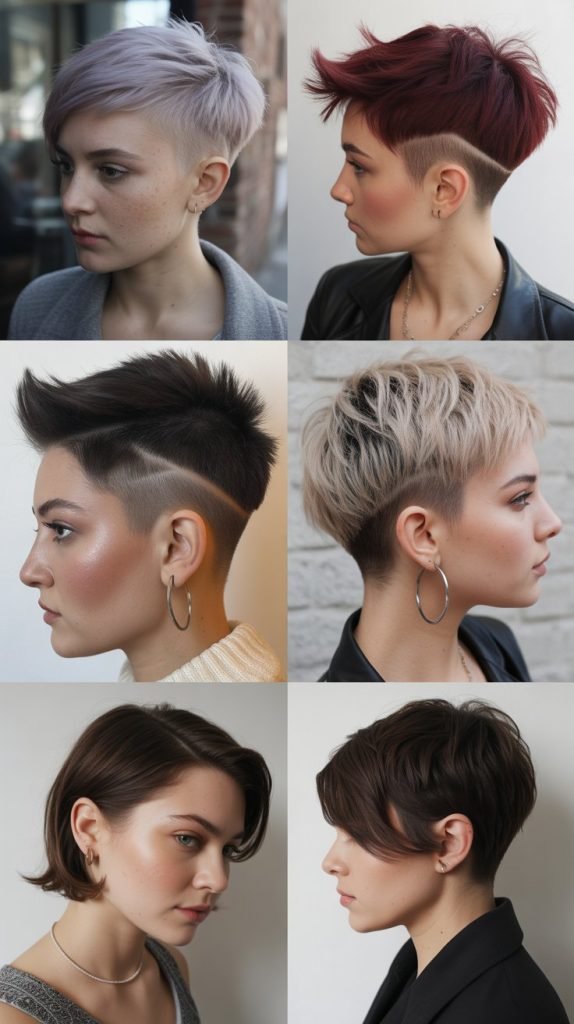 Undercut Shaggy Pixie