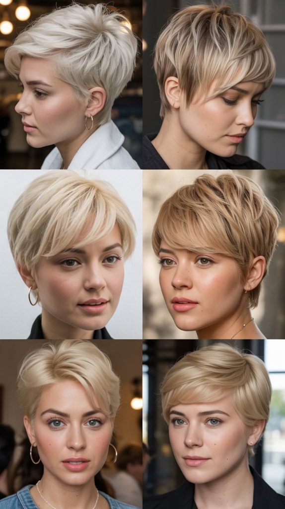 9. Blonde Pixie Cut