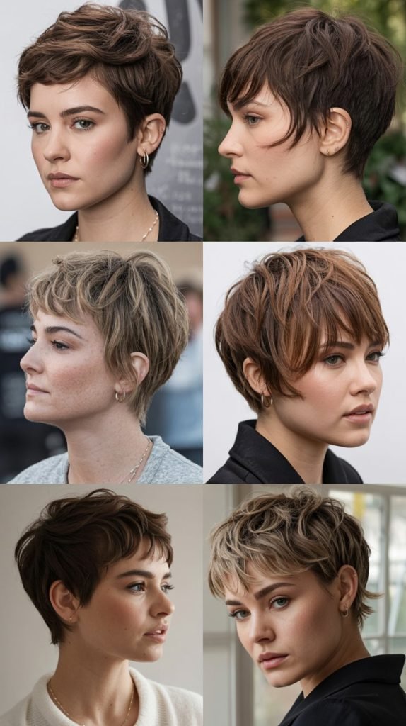 19. Messy Choppy Pixie