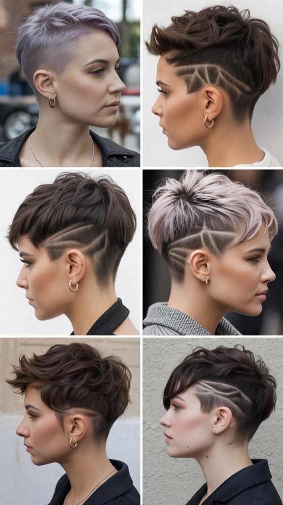 4. Undercut Choppy Pixie