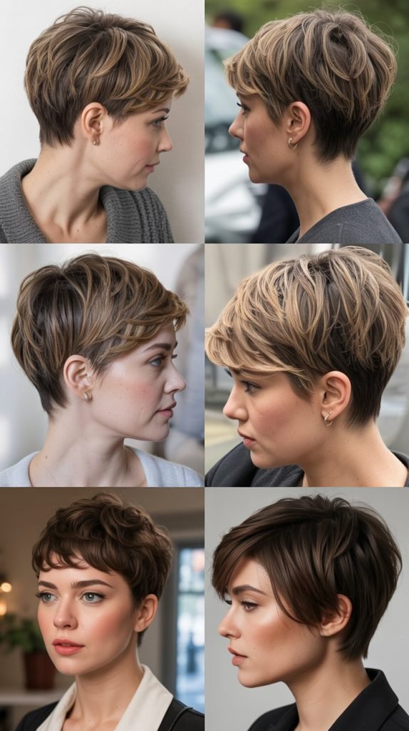 1. Classic Choppy Pixie Cut