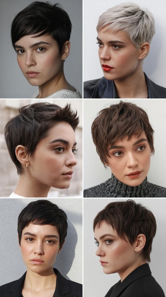 26. Edgy Pixie With Asymmetric Bangs