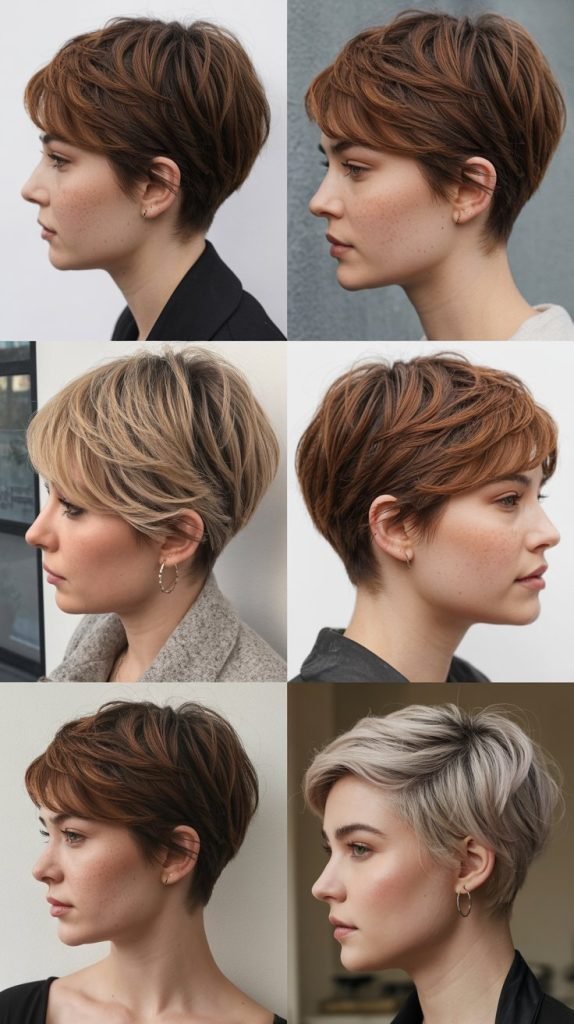  Feathered Pixie Cut