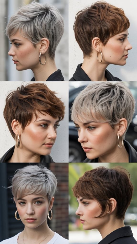 10. Textured Bob with Bangs