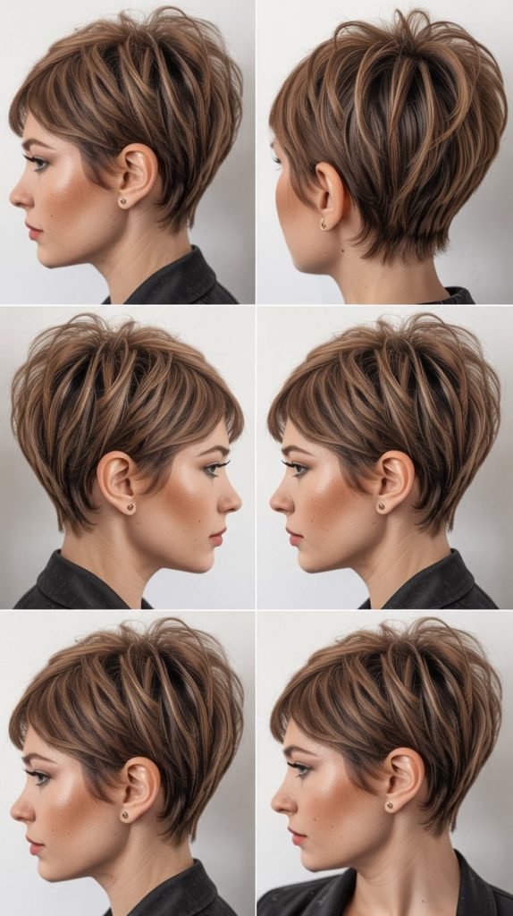 24. Voluminous Crown Pixie