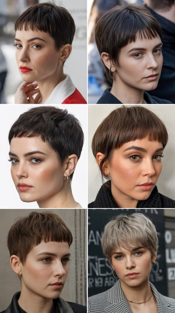 6. Pixie with Micro Bangs