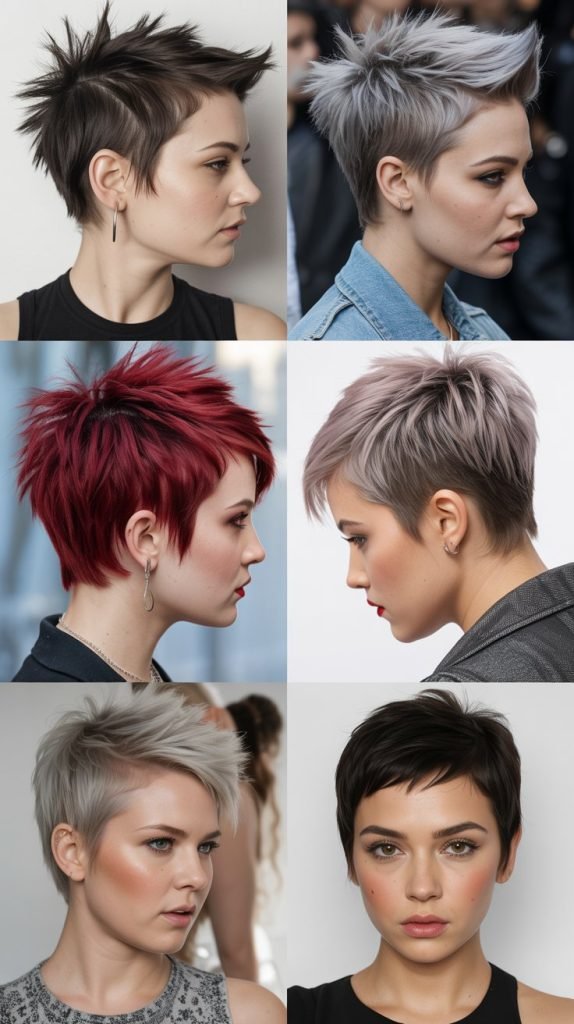 Punk-Inspired Liberty Spikes Pixie