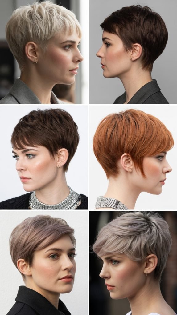 Sculptural Pixie with Volume