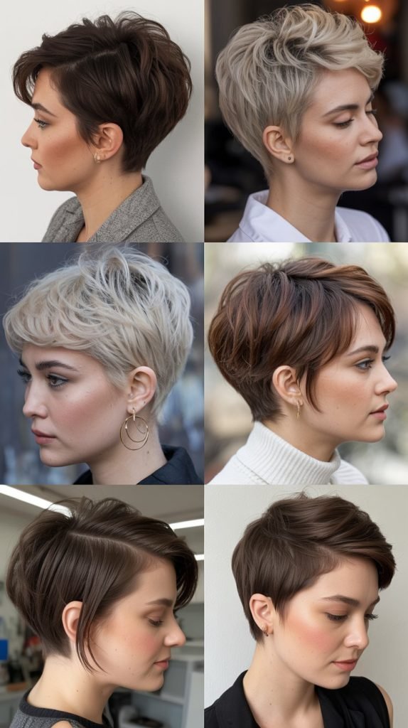 Voluminous Crown Pixie