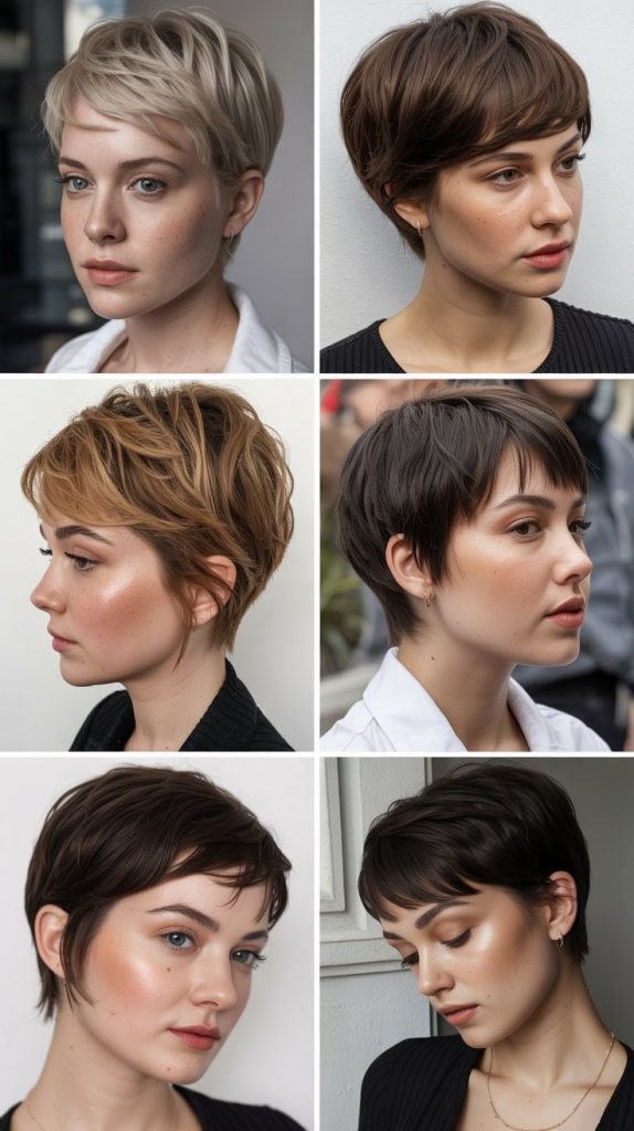 11. Pixie Cut for Square Faces