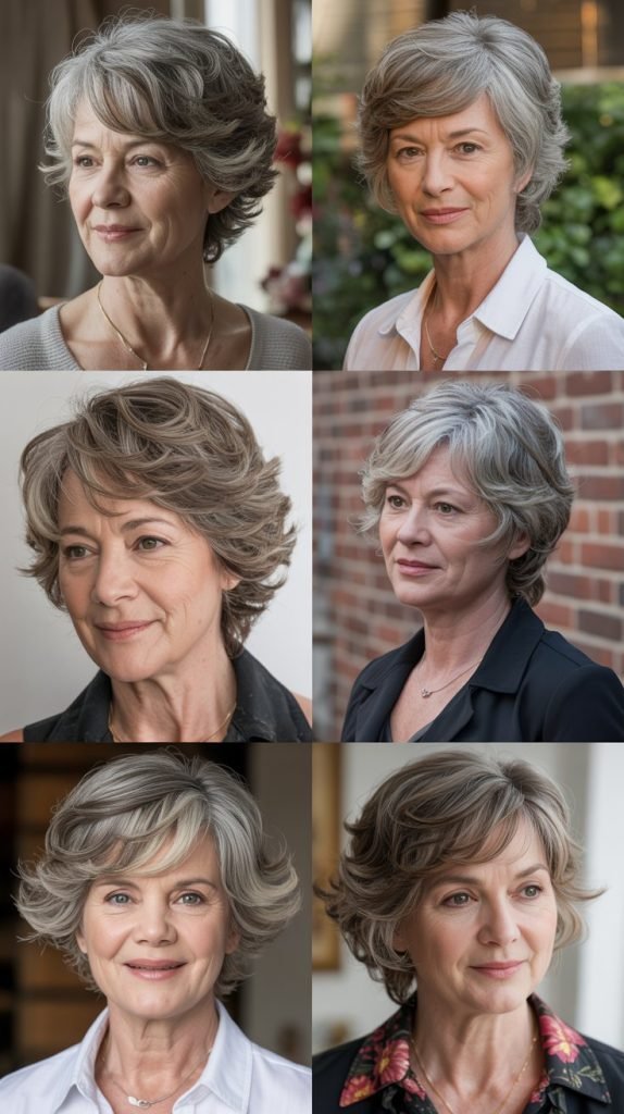 28. Wispy Feathered Bob