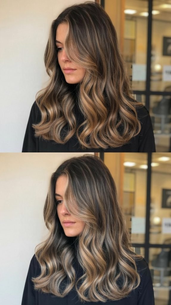 24. Seasonal Espresso Balayage Variations