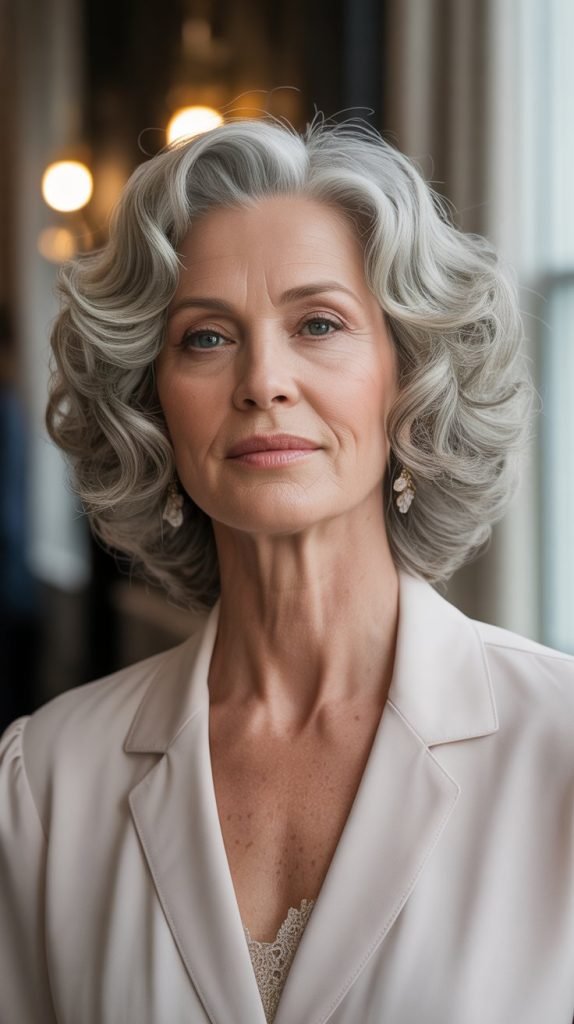 12. Long Bob with Soft Curls