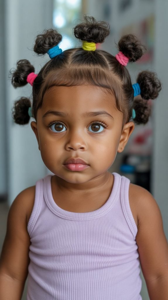 26. Sectioned Puffs with Colorful Bands