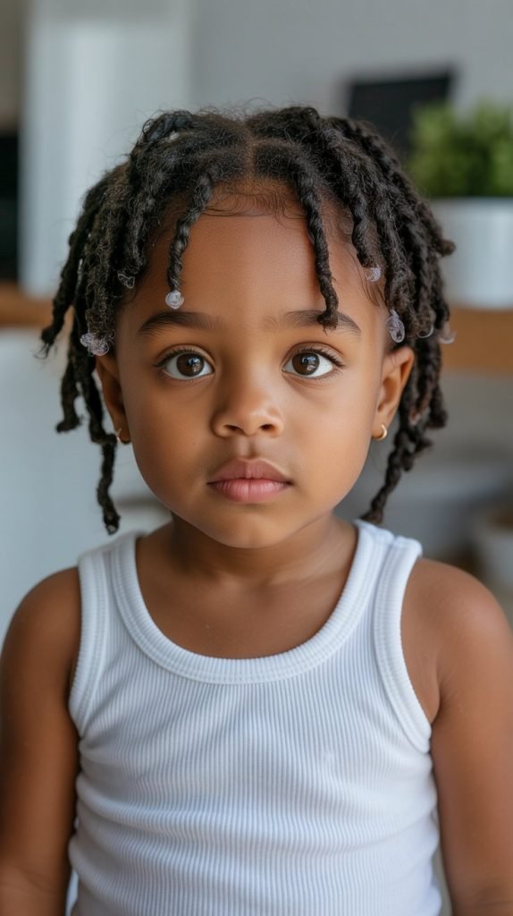 27. Faux Locs for Toddlers