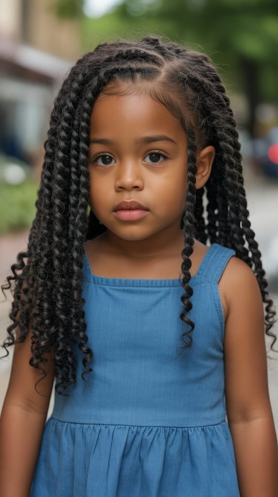 32. Senegalese Twists for Toddlers