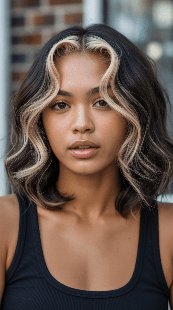 Blonde Money Piece Highlights