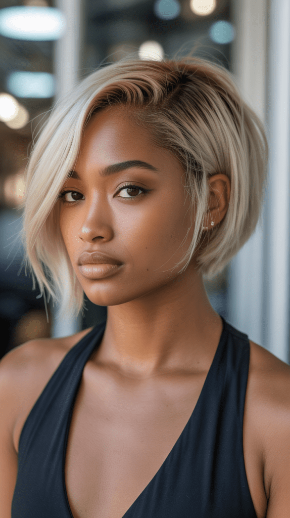 Blonde Balayage on Short Hair