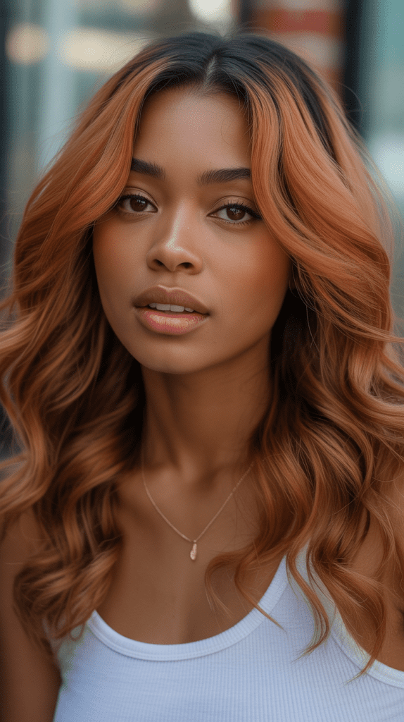 Copper Blonde Highlights