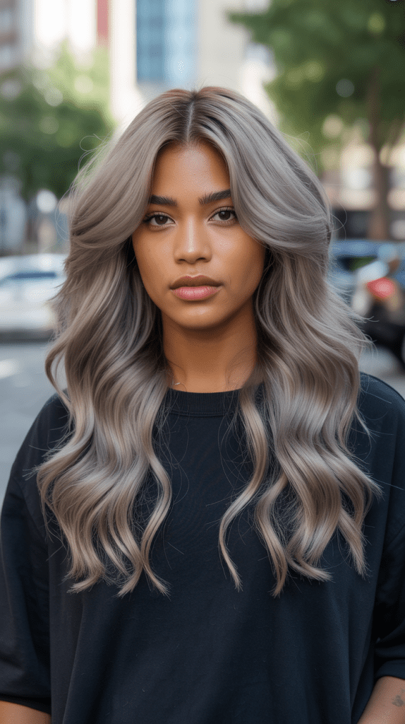 Ash Blonde Highlights