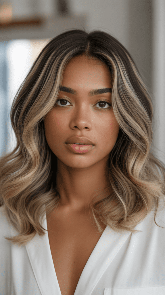 Champagne Blonde Highlights