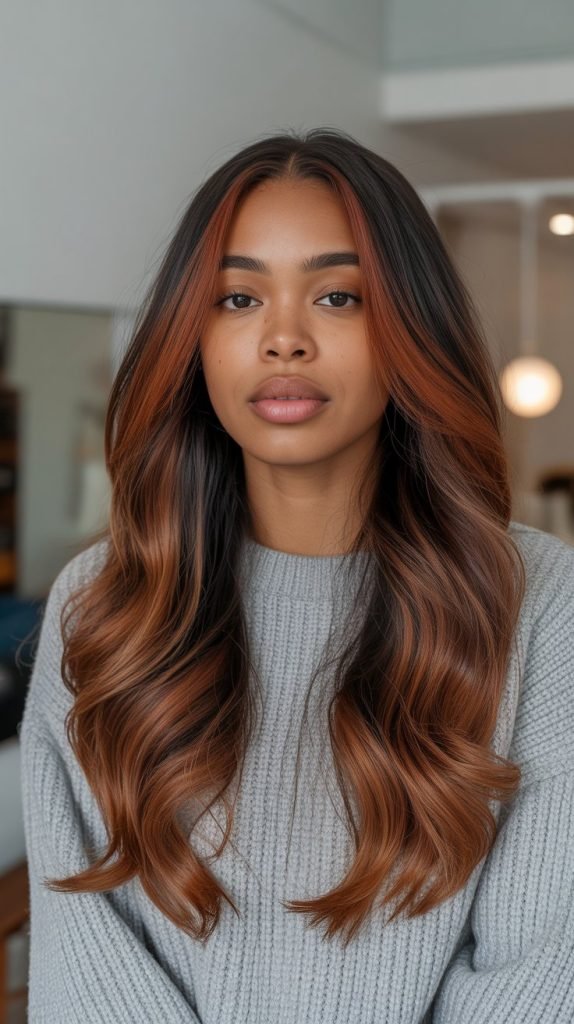 12. Auburn Balayage