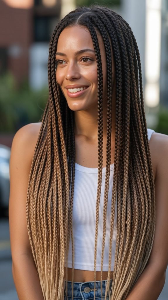 32. Ombre Braids