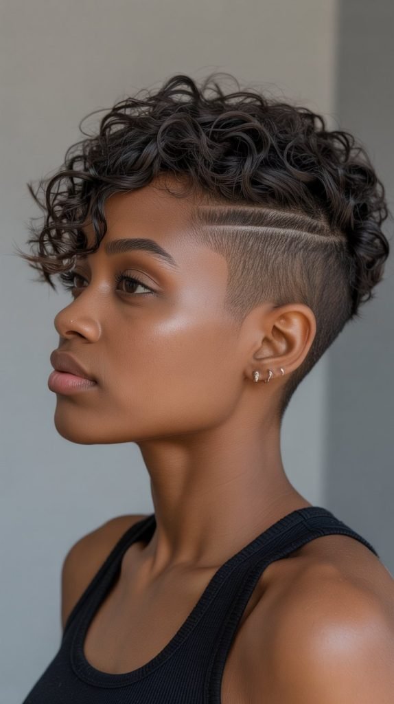Curly Undercut