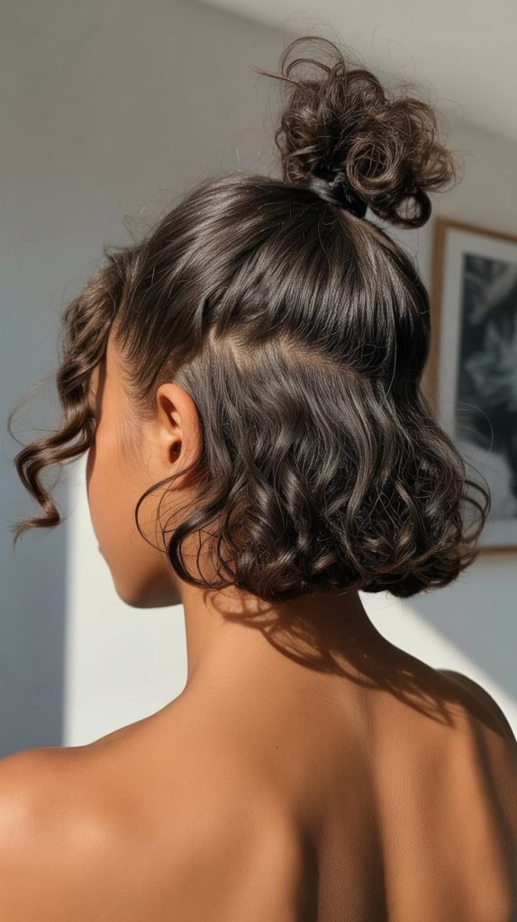 Half-Up Half-Down Style