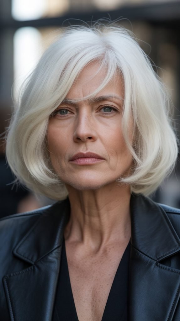 29. Long Bob with Soft Undercut