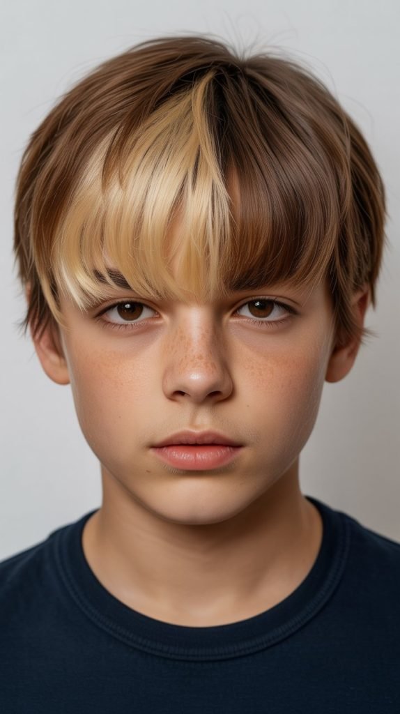 26. Blonde Fringe Highlights