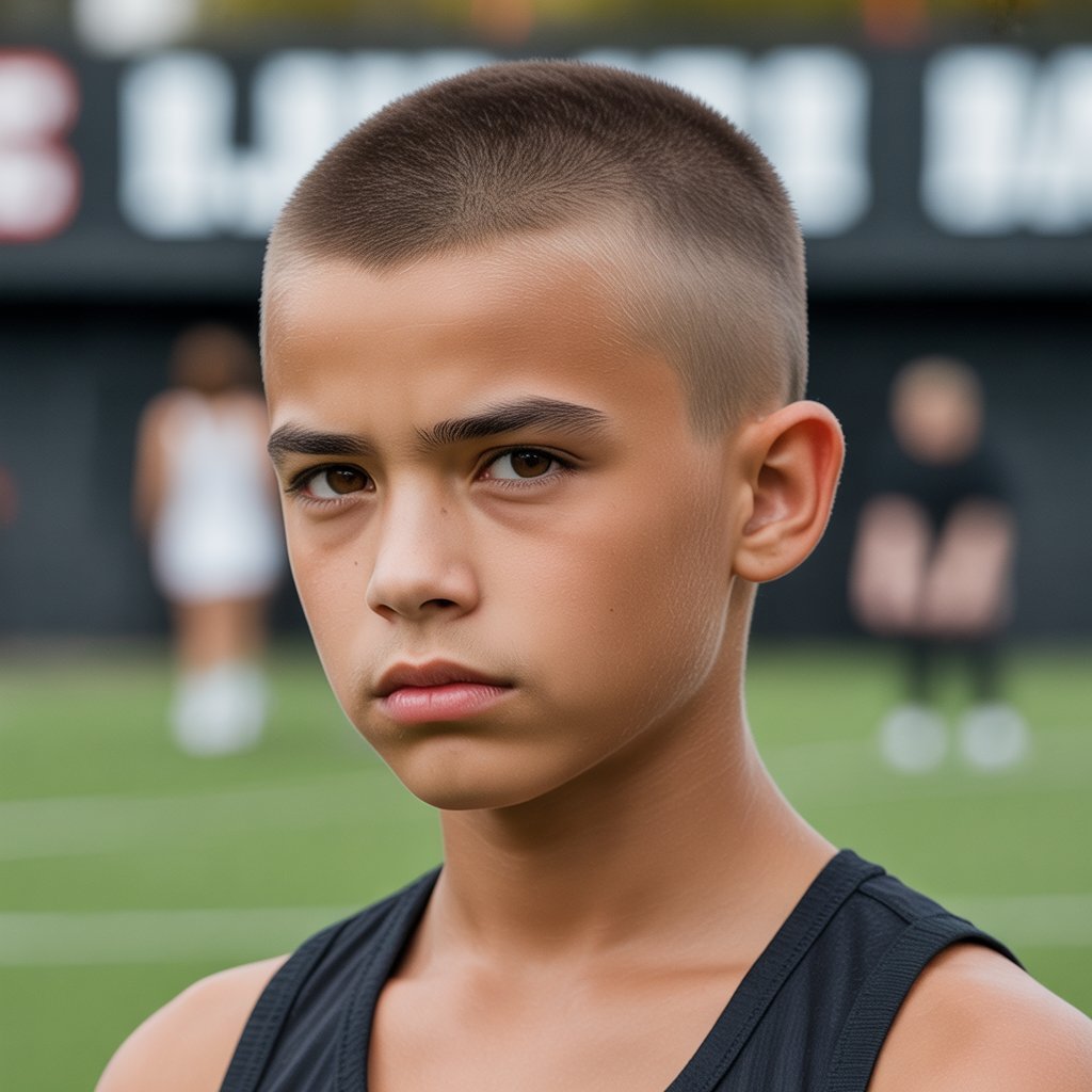 The Buzz Cut with Fade