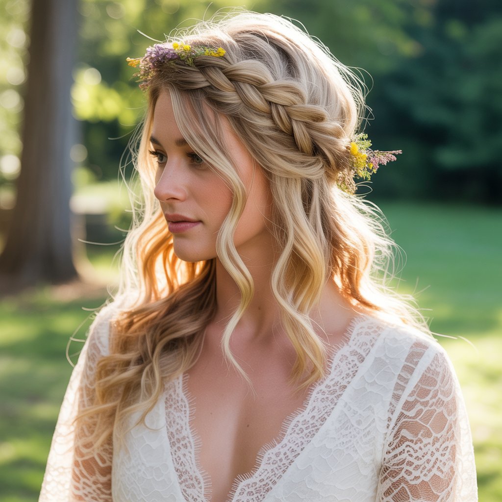 Bohemian Braided Crown